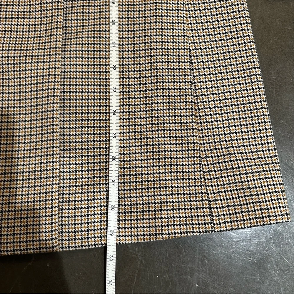 Anine Bing Women's Plaid Blazer - Brown and Black